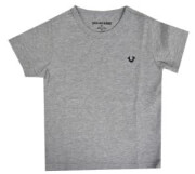 t shirt true religion branded logo tr136te39 gkri melanze 116ek 6eton photo