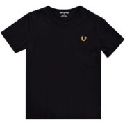 t shirt true religion gold branded logo tr146te179 mayro photo