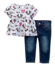 set t shirt jean true religion lips and stars tr246st32 gkri melanze mple 86ek 12 18minon photo