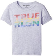 t shirt true religion retro tr717te02 gkri melanze photo
