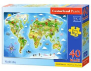 pazl castorland world map 40tmx photo