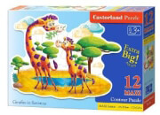 pazl castorland giraffes in savanna 12tmx photo