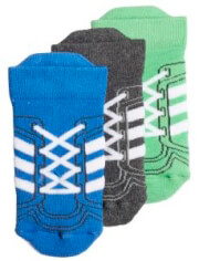 kaltses adidas performance ankle socks 3p mple gkri prasines photo