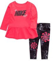 brefiko set nike swoosh df tunic leggin korali fluo mayro 75 80 ek 9 12 minon photo