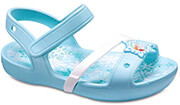 paidika sandalia crocs lina frozen sandal k ice blue photo