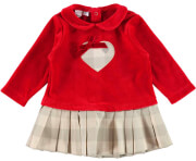 brefiko forema velour ido chenille dress 4v429 00 me pietes kokkino mpez 80 ek 9 12 minon photo