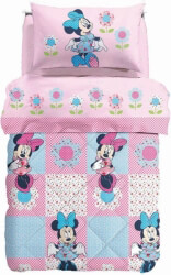 paidiko paploma imidiplo palamaiki caleffi disney collection minnie patchwork roz mf 160x250 cm photo