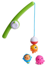 set psarematos mpanioy munchkin gone fishin bath toy 24minon  photo