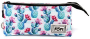 tsantaki kasetina tripli karactermania ohmypop multicolored triple pencil case hs nopal 235x11x5cm photo
