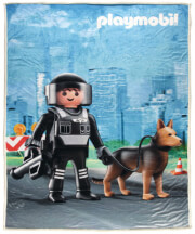 koyberta fleece sherpa me goyna das kid playmobil policeman mple polyxromo 160x220cm photo