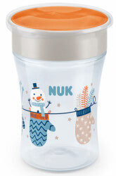 nuk potiraki magic cup snow 250ml me kainotomo xeilos diafanes portokali photo