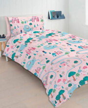 set paplomatothiki moni naf naf fairy pink roz polyxromo 165x245cm sx722 photo
