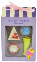 set 4 gomes novelty erasers dessert 4 tmx photo