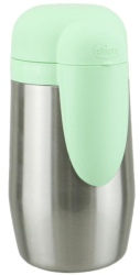 thermos chicco gia mpimperon inox asimi prasino photo