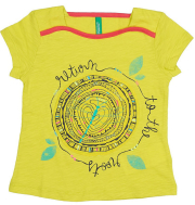 t shirt benetton green roots laxani 90 cm 2 eton  photo