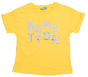 t shirt benetton basic girl kitrino 90 cm 2 eton  photo