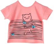t shirt benetton art i girl roz 90 cm 2 eton  photo