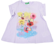 t shirt benetton ca cats lila photo