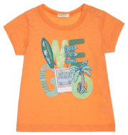 t shirt benetton ca baby boy portokali 62 cm 3 6 minon photo