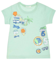 t shirt benetton ca baby boy prasino 62 cm 3 6 minon photo