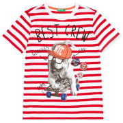 t shirt benetton colors boy rige kokkino leyko 82 cm 1 2 eton photo