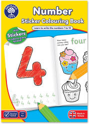 orchard toys number colouring book photo