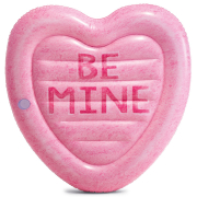 foyskoto intex candy heart island 145 x 142 cm photo