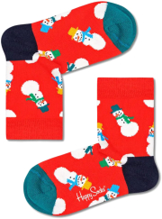 kaltses happy socks 2 pack kids snowman socks ksns02 4300 photo