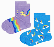 kaltses happy socks 2 pack kids unicorn and rainbow kunr02 5000 mob mple eu 24 26 photo