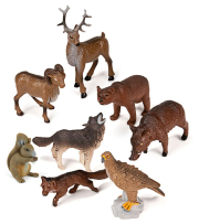 paixnidi drastiriotiton forest animals miniland 8 uts photo