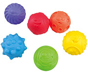 polyxroma mpalakia oyranio toxo playgo rainbow textured balls 6tmx 2403 photo