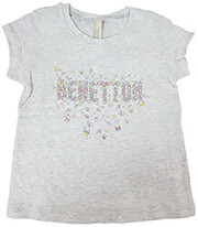 t shirt benetton foundation tk s gkri melanze 82 cm 1 2 eton photo