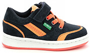 sneakers kickers bisckuit 858804 skoyro mple portokali photo