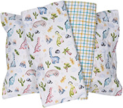 set sentonia koynias das home baby fun 4809 leyko prasino mple 130x170cm 3tmx photo