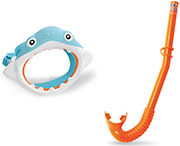 set anapneystira maskas intex o mikros karxarias photo