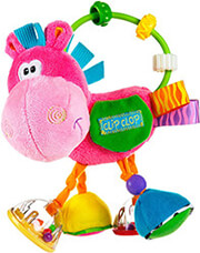 kremasto paixnidi playgro toy box clopette activity rattle pink photo