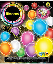set foteina mpalonia giochi preziosi illooms led balloons mixed 15tmx llm15000