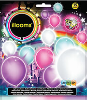 set foteina mpalonia giochi preziosi illooms led balloons mixed 15tmx llm16000 photo