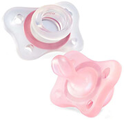 pipila silikonis chicco mini soft 2 6m physioforma roz 2tmx photo