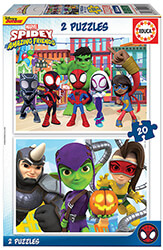 educa puzzle spidey his amazing friends 2x20tmx p019296 photo