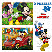 educa puzzle mickey mouse fun house 2x20tmx p019311 photo