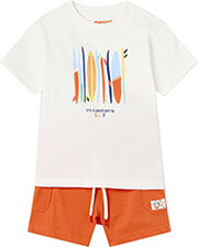 set t shirts 2 tmx mayoral 058 portokali 80 cm12 18 minon photo