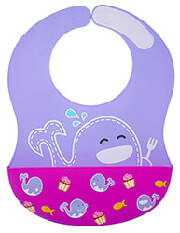 saliara silikonis marcus marcus baby bib whale photo