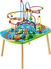 hape railway xylino jungle adventure table photo