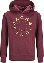 hoodie jack jones 12243441 jjwarrior kokkino photo