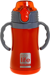 anoxeidoto paidiko thermos ecolife thermos kids 300ml kokkino photo