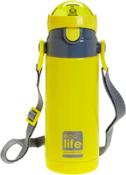 bomanoxeidoto paidiko thermos ecolife thermos kids 400ml kitrino photo