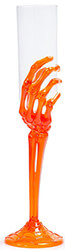 potiri halloween xeri skeletoy fun world portokali 26cm 7007 photo
