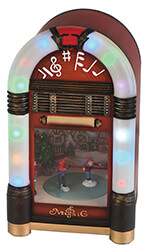 xristoygenniatiko diakosmitiko jukebox me led moysiki kai kinisi