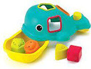 paixnidi mpanioy infantino whale bath toy photo